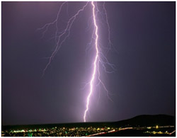 Avoid losing power from a lightning strike